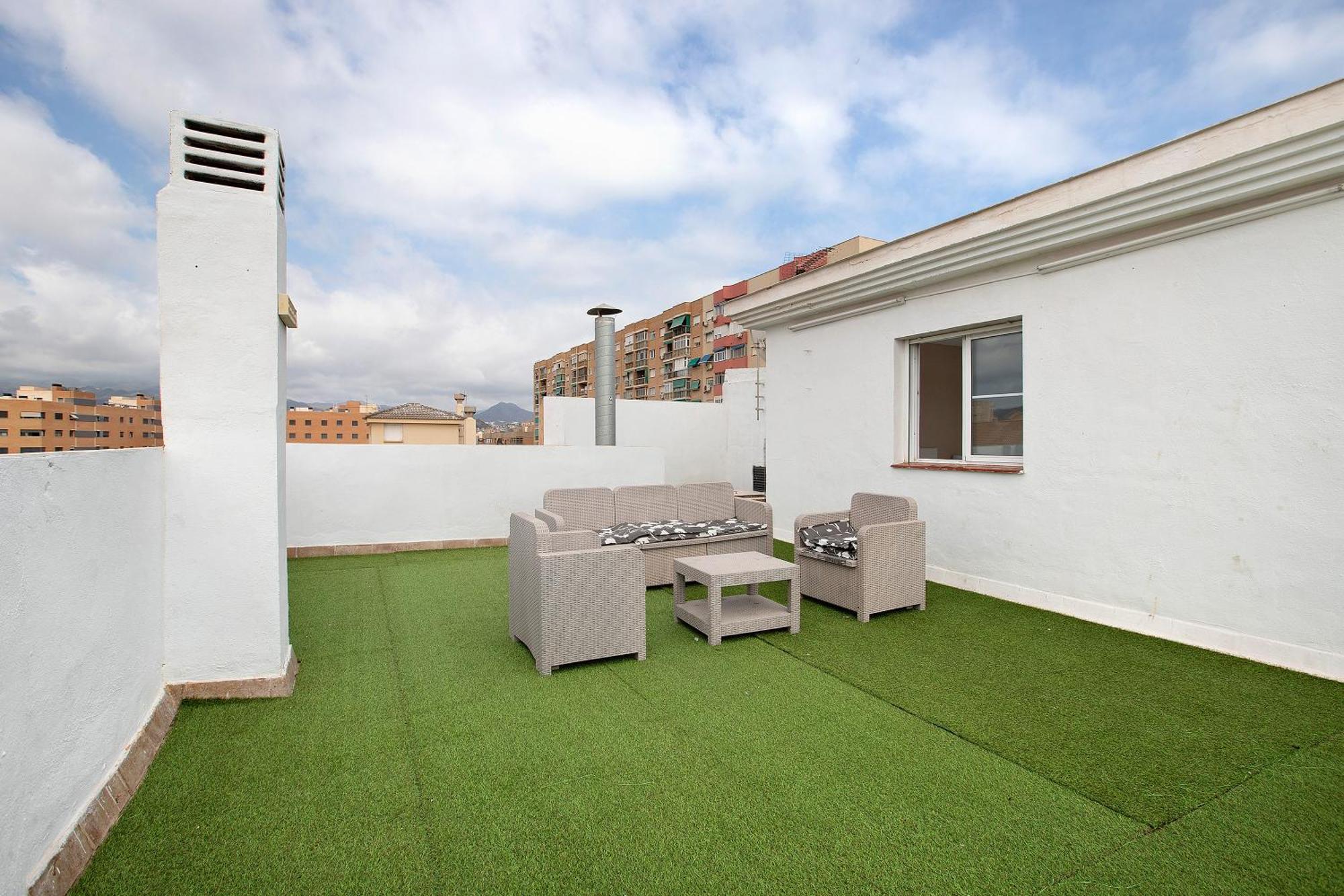 Апартаменты Atico Duplex En Малага Экстерьер фото