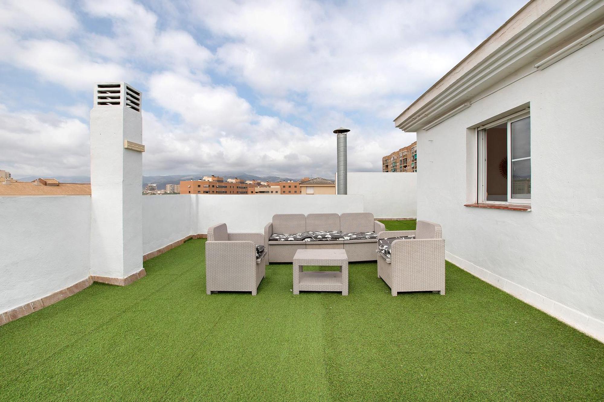 Апартаменты Atico Duplex En Малага Экстерьер фото