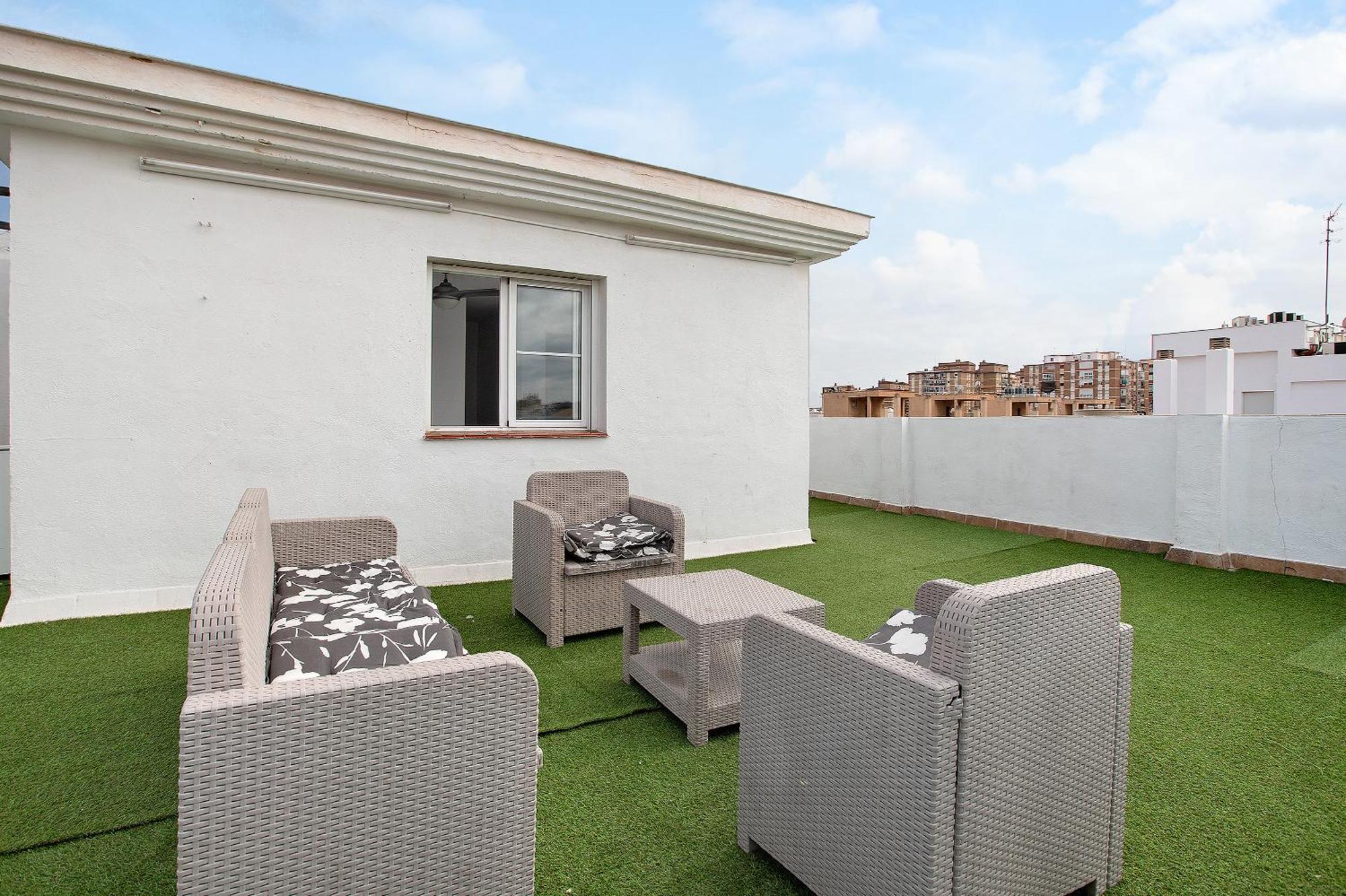 Апартаменты Atico Duplex En Малага Экстерьер фото